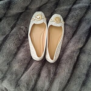 Michael Kors Women's White Designer Loafers